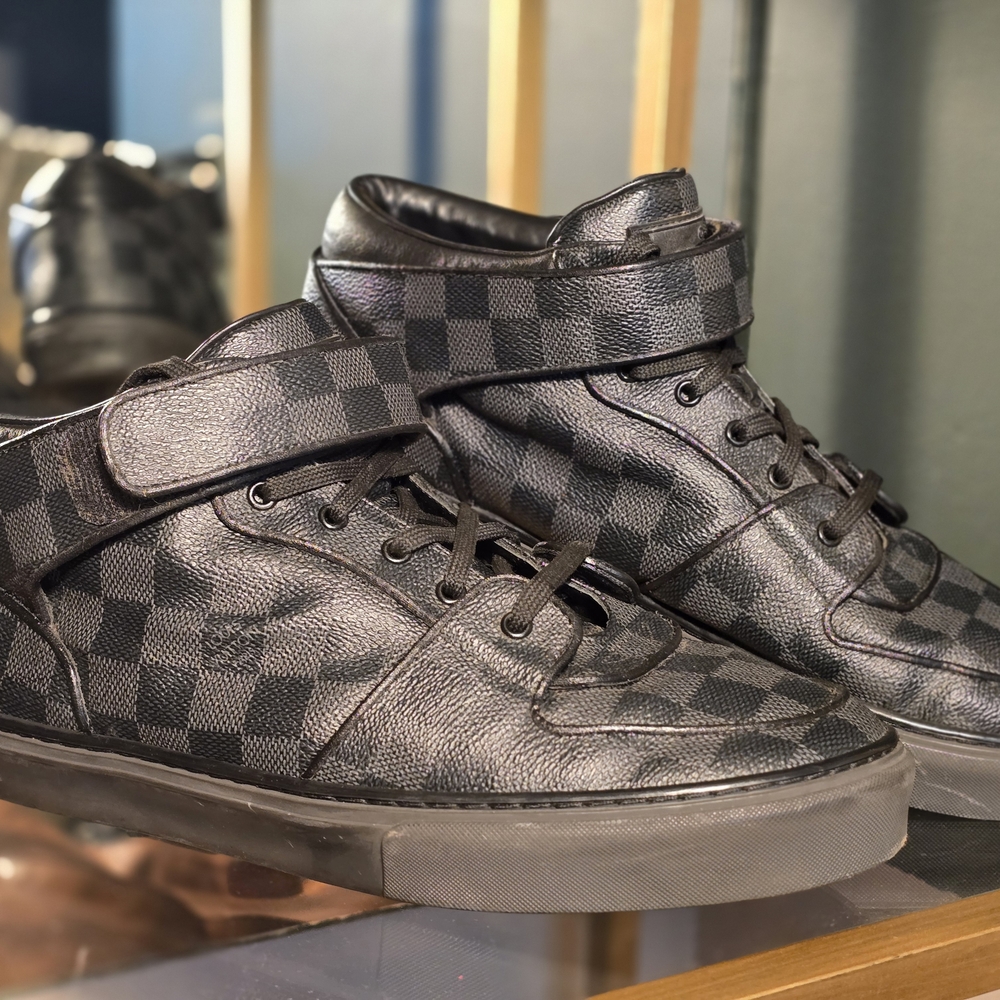 Louis Vuitton Graphite Damier Checkered Sneakers